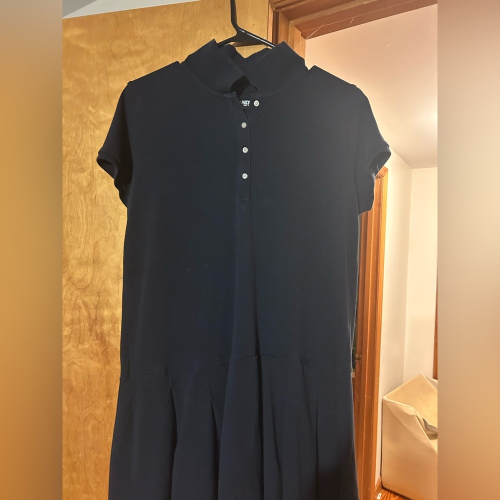 Lands' End Blue Polo Dress School uniform